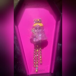 Betsey Johnson Pink Princess Brooch